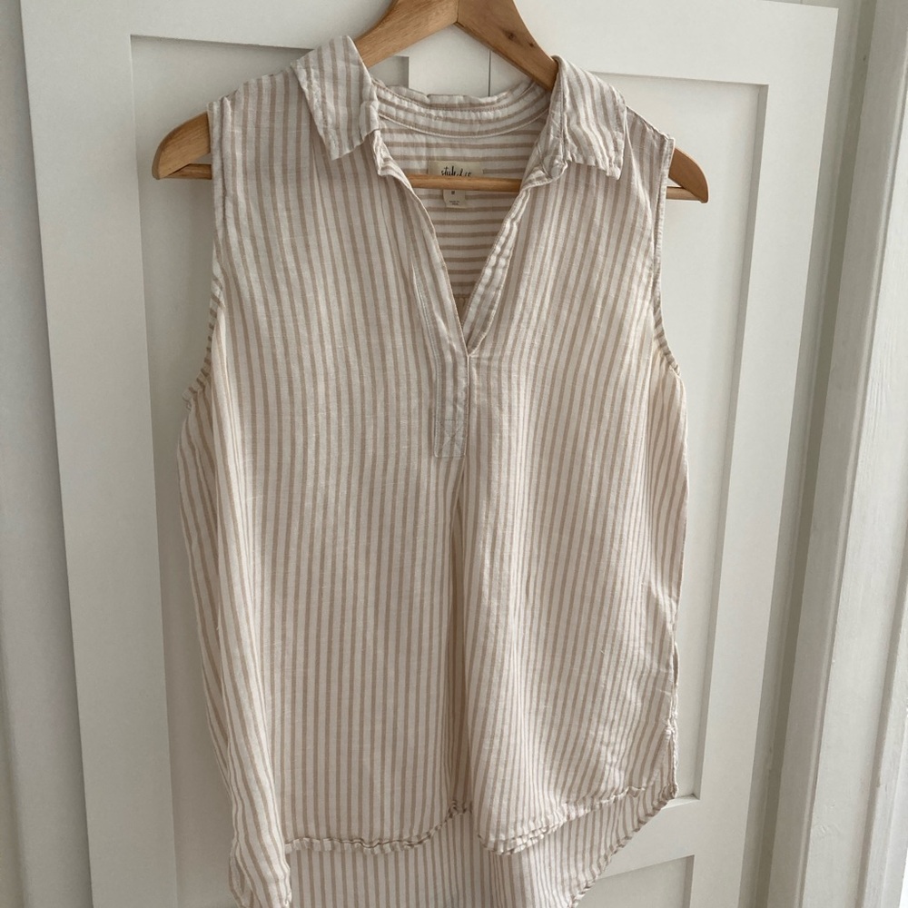 Style & Co Sleeveless Linen Top